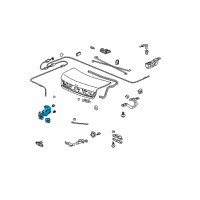 OEM 2005 Honda Accord Lock, Trnk (Hndl&Mnul) Diagram - 74851-SDA-A41