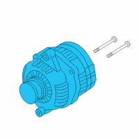 OEM Pontiac G3 Alternator Diagram - 19205162