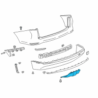 OEM Chevrolet Equinox Reflector Diagram - 84306359