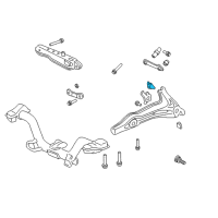 OEM 1998 Honda CR-V Bracket, L. Brake Hose Diagram - 46439-SH9-A02