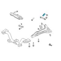 OEM 2000 Honda Civic Bush, Arm (Upper) (Inner) Diagram - 52393-SR3-004