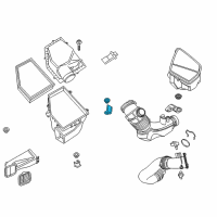 OEM BMW 740e xDrive Bracket, Intake Silencer Diagram - 13-71-8-620-475