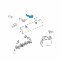 OEM Cadillac Eldorado Crankshaft Sensor Diagram - 12575481