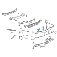 OEM 2017 Chevrolet Suburban Sensor Asm-Short Range Radar Diagram - 84112235