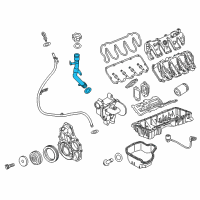 OEM Chevrolet Filler Tube Diagram - 98062858