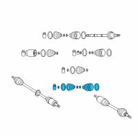 OEM Kia Rio Boot Set, RH Diagram - 495931G000