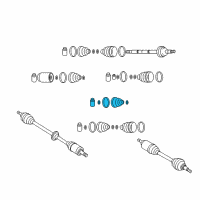 OEM 2010 Kia Rio Boot Set-In Joint, RH Diagram - 495951G000