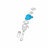 OEM 2009 Ford Taurus X Upper Mount Diagram - 5F9Z-18192-BD