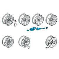 OEM 2020 Chevrolet Camaro Sensor Asm-Tire Pressure Indicator Diagram - 13516165