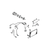 OEM 1995 Chevrolet K2500 Line O-Ring Diagram - 52454646