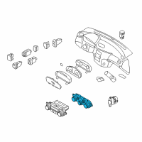 OEM 2006 Kia Optima Control Assembly-Heater Diagram - 972502G000K1