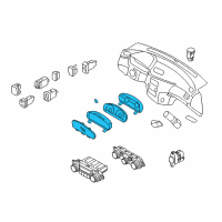 OEM 2007 Kia Optima Cluster Assembly-Instrument Diagram - 940112G160