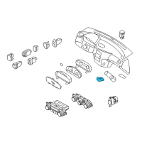 OEM Kia Optima Switch Assembly-Hazard Diagram - 937902G000VA