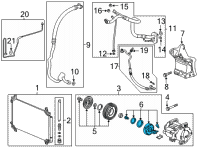 OEM Honda Ridgeline COIL SET Diagram - 38924-5J6-A21