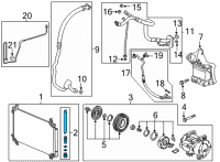 OEM 2021 Honda Pilot Filter Sub-Assembly Diagram - 80101-TG7-A02