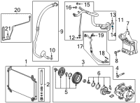 OEM Honda Odyssey Seal (8MM) Diagram - 80873-TK8-A01