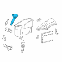 OEM Toyota Highlander Ignition Coil Diagram - 90919-A2008