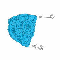 OEM 2000 Lincoln LS Alternator Diagram - 4U2Z-10V346-GERM