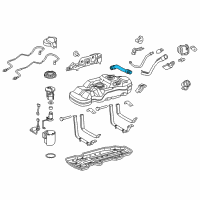 OEM 2017 Toyota Tacoma Filler Hose Diagram - 77213-04080