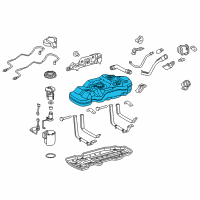 OEM 2015 Toyota Tacoma Fuel Tank Diagram - 77001-04201