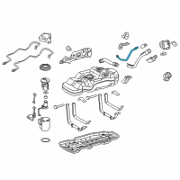 OEM 2017 Toyota Tacoma Vent Hose Diagram - 77779-04050