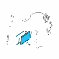 OEM Nissan Pathfinder Radiator Assy Diagram - 21460-9CA2E