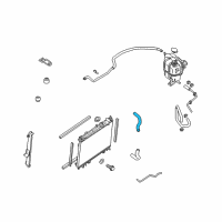 OEM 2008 Nissan Pathfinder Hose-Radiator, Upper Diagram - 21501-ZS20A