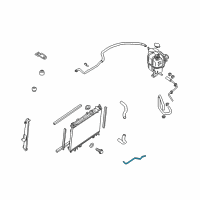 OEM 2010 Nissan Pathfinder Hose-Auto Transmission Oil Cooler Diagram - 21632-ZS00A