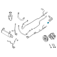 OEM 2022 Ford F-350 Super Duty Lower Return Line Diagram - JC3Z-3A713-J