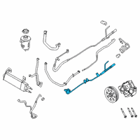 OEM 2022 Ford F-350 Super Duty Pressure Hose Diagram - JC3Z-3A719-E