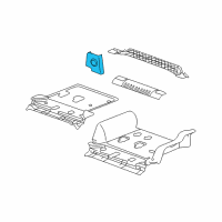 OEM 2003 Hummer H2 Molding, Body Rear Corner Upper Garnish Diagram - 10358735