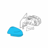 OEM 2018 Toyota RAV4 Mirror Cover Diagram - 87915-42190