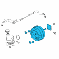 OEM Ford Mustang Power Booster Diagram - FR3Z-2005-G