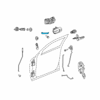 OEM 2013 Dodge Challenger Handle-Inside Release Diagram - 1MV571DVAA