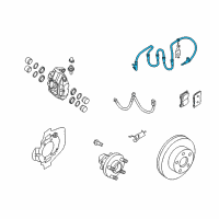 OEM 2008 Infiniti G37 Sensor Assembly-Anti SKID Front Diagram - 47910-JK500