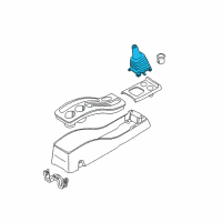 OEM 2004 Ford Escape Shift Boot Diagram - YL8Z-7277-AC