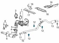 OEM GMC Savana 3500 Mount Insulator Diagram - 15092802