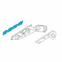 OEM Nissan Armada Gasket-Man Exhaust Diagram - 14036-1LA0A