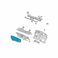 OEM 2006 Honda Odyssey Insulator, Dashboard (Outer) Diagram - 74251-SHJ-A01