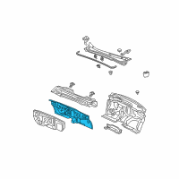 OEM Honda Dashboard (Lower) Diagram - 61500-SHJ-A01ZZ