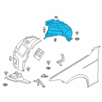 OEM BMW 440i xDrive Cover, Wheel Arch, Rear Section, Front Left Diagram - 51-71-7-407-331