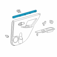 OEM 2014 Scion xD Belt Weatherstrip Diagram - 68173-52140