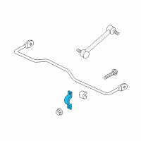 OEM Chevrolet Impala Limited Bracket-Rear Stabilizer Shaft Diagram - 10257809