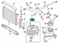 OEM BMW 330i SCREW CAP FOR EXPANSION TANK Diagram - 17-13-8-665-638