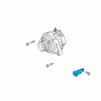 OEM Lexus Bracket, ALTERNATOR Diagram - 12511-0P020