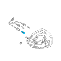 OEM Nissan Maxima Bulb Diagram - 26717-1W300