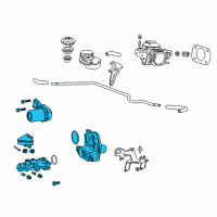 OEM 2014 Honda Accord Cylinder Set Diagram - 57306-T3V-A01