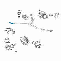 OEM Honda Hose, Reservoir Tank (C) Diagram - 46675-T3V-A00