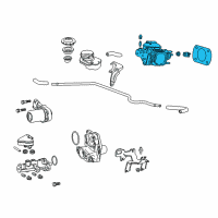 OEM Honda Accord Set, Bos Assy Diagram - 01469-T3W-A02