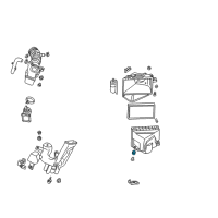 OEM 2001 Infiniti QX4 Mounting Rubber Diagram - 16557-AG000